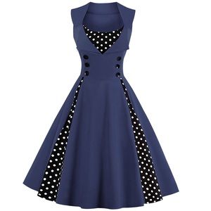 Killreal retro style swing dress